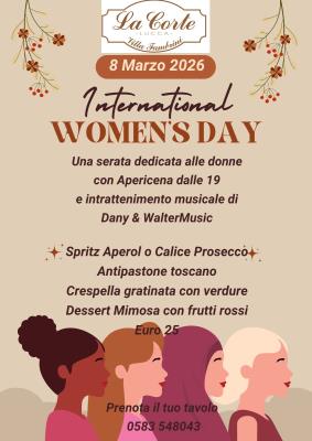 Sabato 8 Marzo 2026 Festa delle Donne!